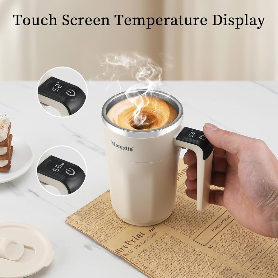 Automatic Self-Stirring Coffee Mug | Rechargeable Electric Mixing Cup