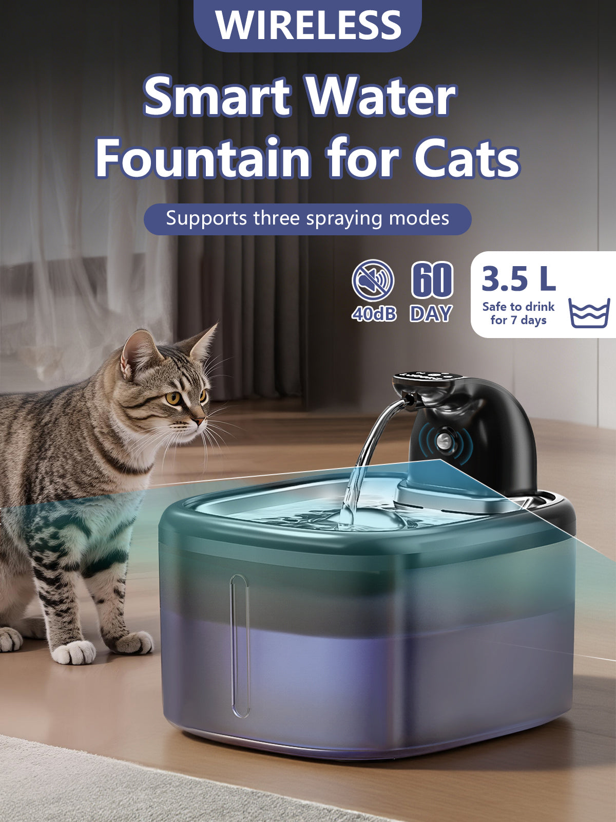 Automatic Pet Water Fountain | USB Electric Cat & Dog Water Dispenser