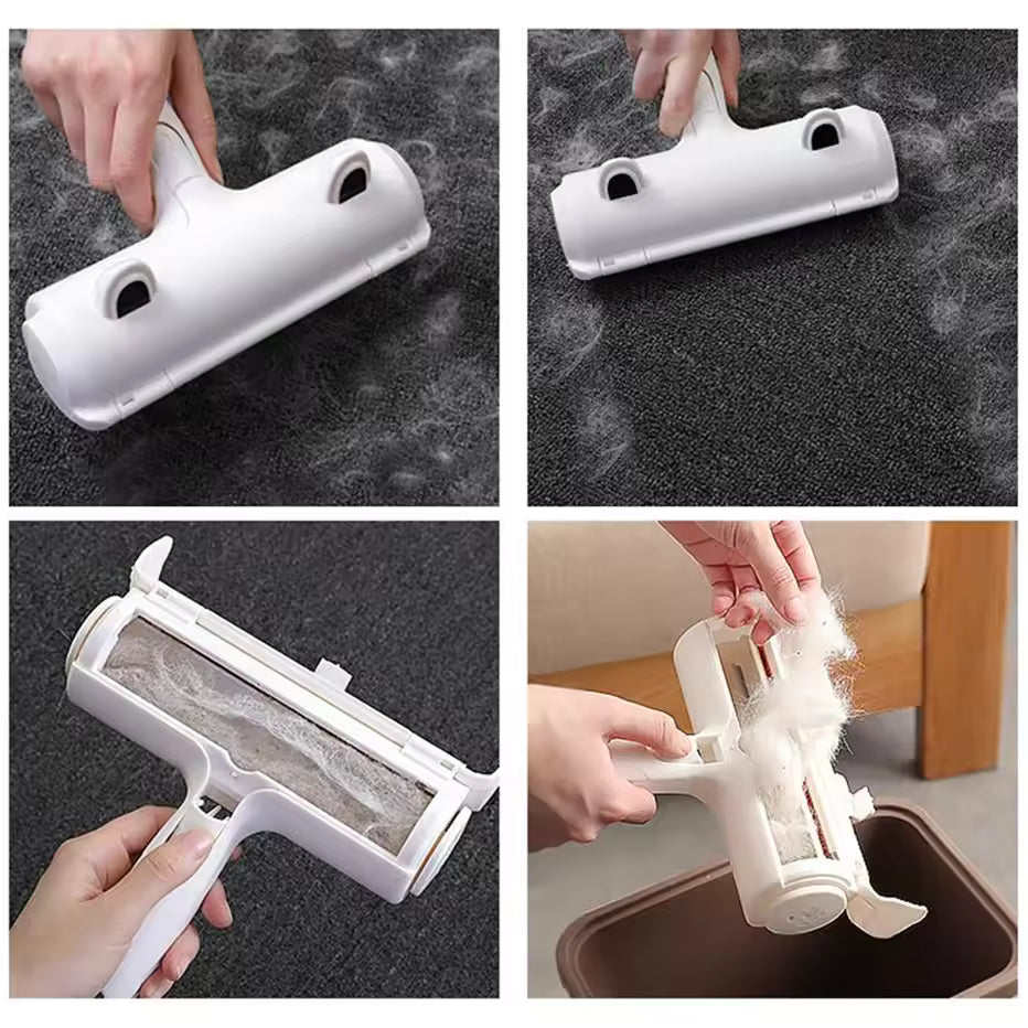 Reusable Pet Hair Remover Roller | Furniture & Carpet Fur Cleaner