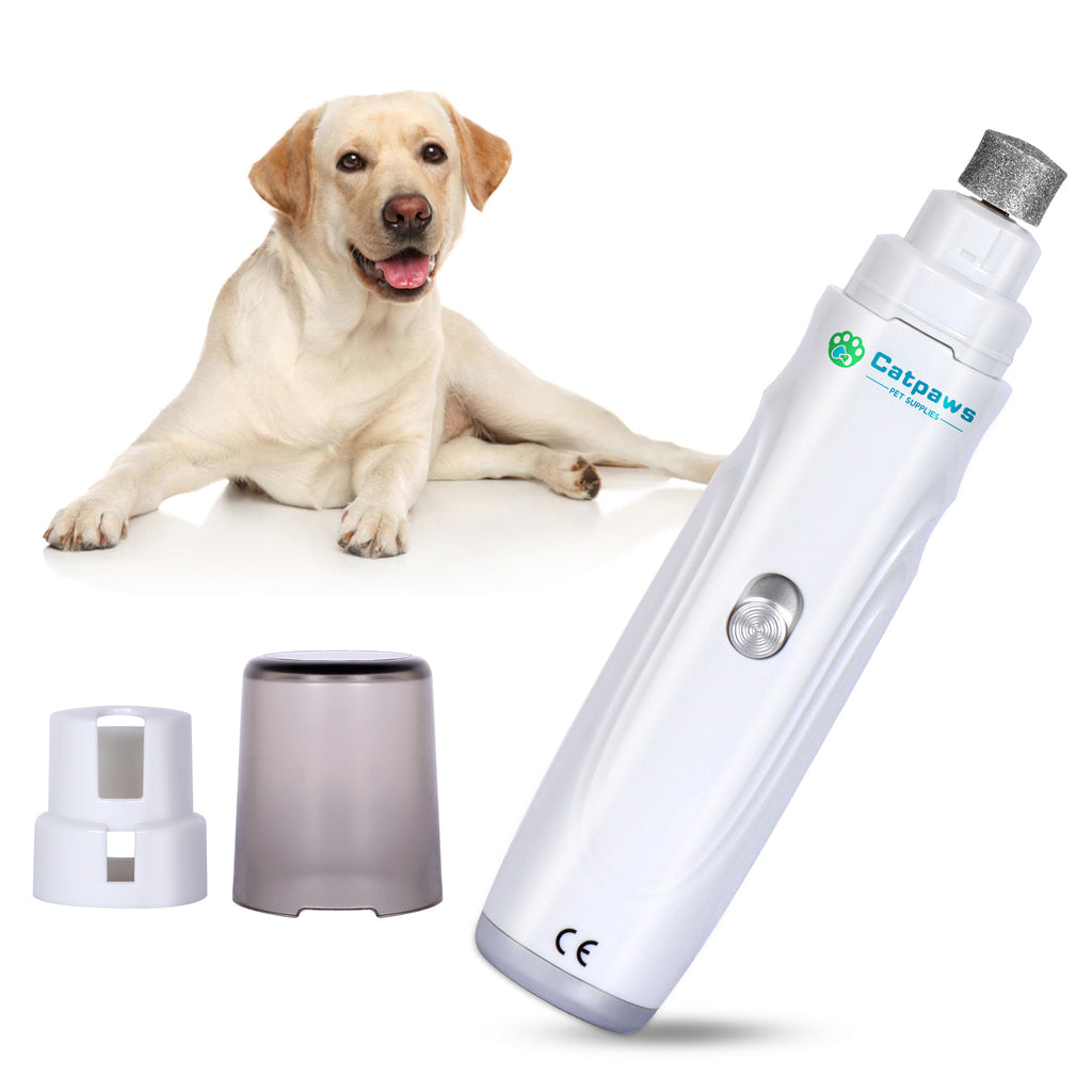 Rechargeable Pet Nail Grinder | Quiet Electric Dog & Cat Nail Trimmer