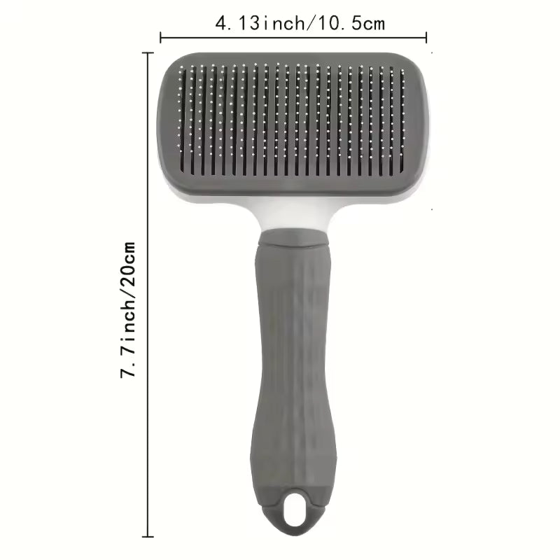 Self Cleaning Pet Grooming Brush | Dog & Cat Deshedding Slicker Brush