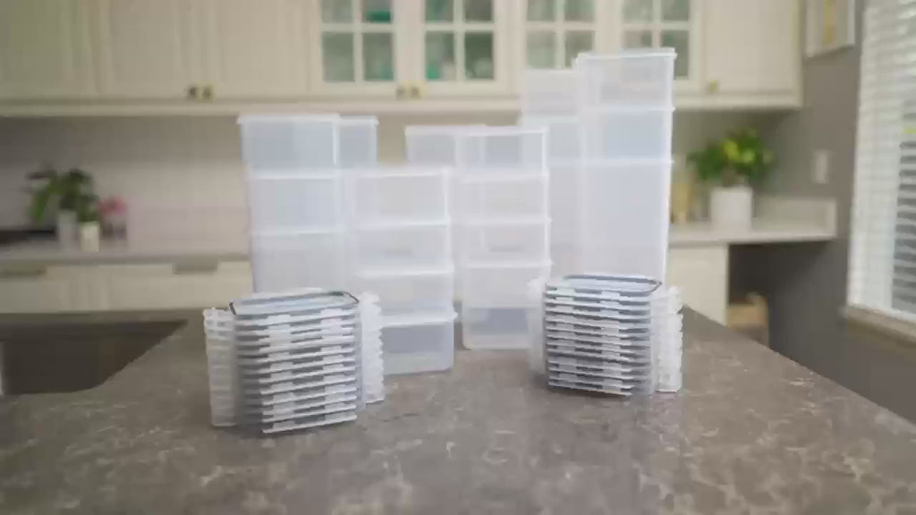 Airtight Food Storage Container Set | BPA-Free Kitchen Pantry Storage Canisters