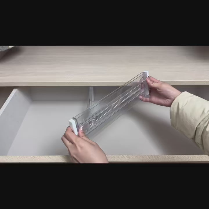 Adjustable Drawer Organizer Divider Set | Expandable Closet & Kitchen Drawer Organizers